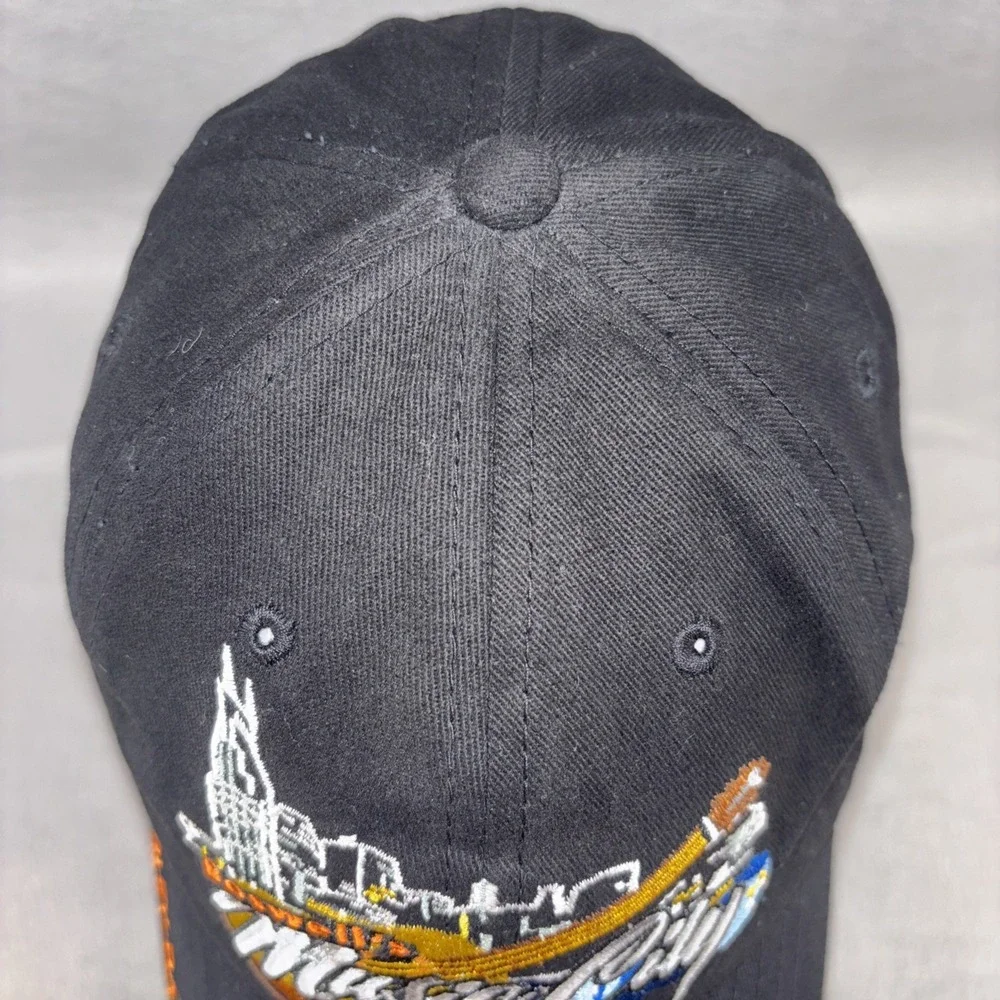 Harley-Davidson Boswell's Music City Cap Nashville Skyline Guitar Flaming Notes